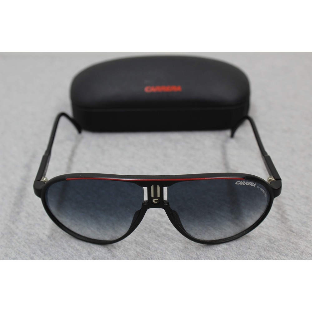 VTG Carrera Sunglasses Unisex Black Champion Aviator Optyl Gradient CDUJJ 62-12 - Picture 2 of 11